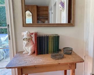 Mirror and Side Table