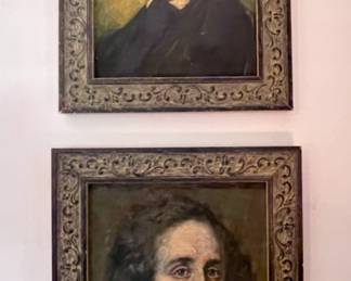 Composers Painting - Oil on Board