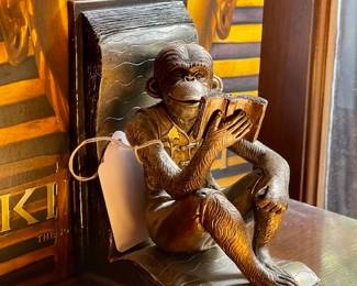Monkey Bookends