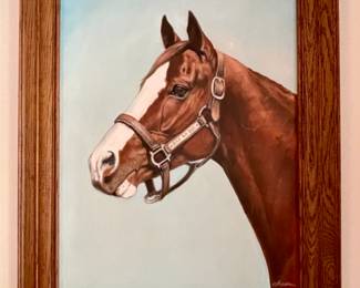 Equestrian Painting