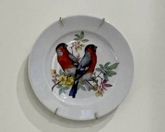 Limoges Bird Plates