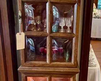 Convex Glass Cabinet
