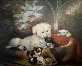 Dogs Painting