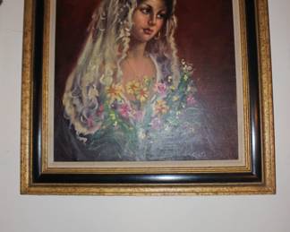 Costa Oil Painting of Lady