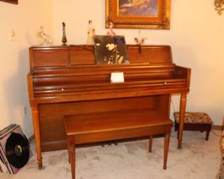 Wurlitzer Spinet Piano and Bench