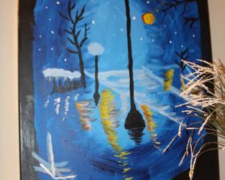 Painting by Tricia Starry Night