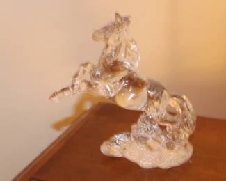 Glass Horse Figurine