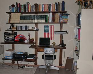 Books, Laptop, Printer, TraditionalMCM Shelving, Books, Office Supplies