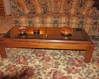 Sofa and Coffee Table and Area Rug