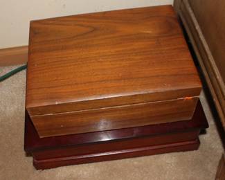 Wood Silverware Boxes