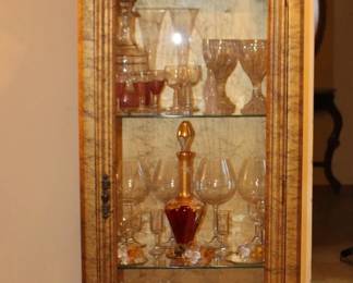 Curio, Tea Pots, Embossed Glassware