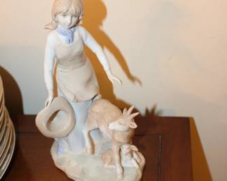 Porcelain Figurine of Young Girl