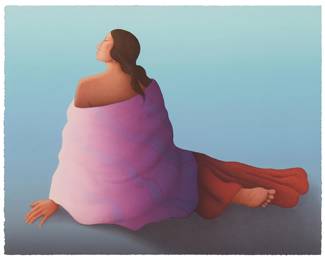 222
R.C. Gorman
1932-2005, Navajo/Dine
"Modesta," 1990
Lithograph in colors on paper
Edition: 219/225
Signed, dated, and numbered in pencil along the lower edge of the image: RC Gorman; Western Graphics Workshop, prntr., and pub.; with the artist's blindstamp in the lower image, at center
Sheet: 30.25" H x 37.75" W
Estimate: $500 - $700