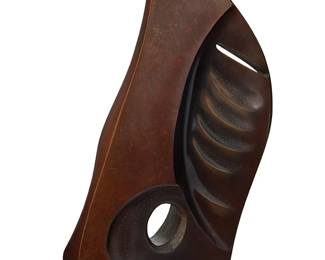 155
Sharon Spencer
b. 20th century
"Calling In The Dreams," 1996
Patinated bronze
Edition: 2/50
Incised edition, signature, and date near bottom: S Spencer © 96
17" H x 9.5" W x 4.25" D
Estimate: $800 - $1,000