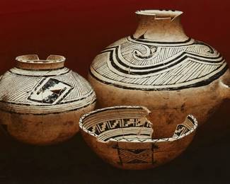 187
Rock Newcomb
b.1945
"Visions Of The Potter"
Acrylic on Masonite
Signed lower left: Rock Newcomb ©; Signed and copyrighted again, titled, and with a lengthy inscription about the subject matter, all verso
13.5" H x 19.5" W
Estimate: $1,000 - $2,000