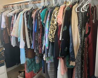 Just one of two closets filled with anthropologie, free people, Levi’s, and so much more. Vintage and newer.