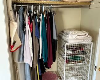 More clothing and more Elfa storage racks