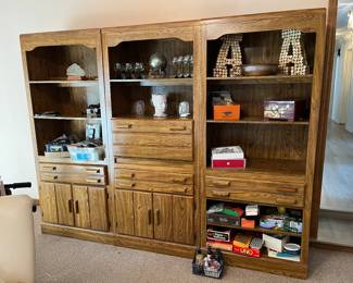 (3) Bookcase units