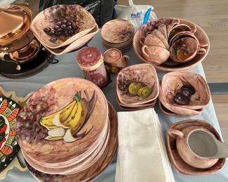 Dish set made in Italy