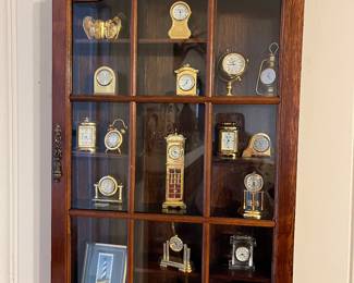 This miniature clock  collection is sold as a Set $100