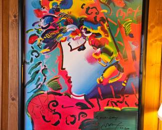 Peter Max 1999 signed poster