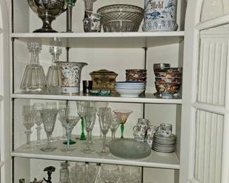 Crystal, Schumann Dresden tea sets