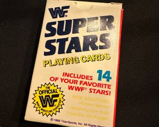 WWF Super Stars Playing Cards sealed deck