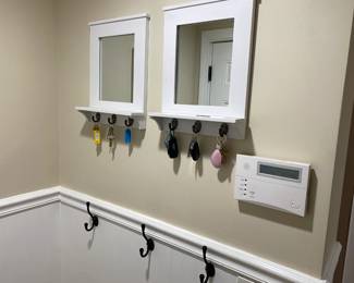 Hang your keys and hats and jackets ~ Stay In !