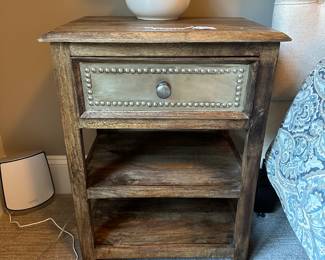 H23 - $150 PAIR - Pier 1 Brand nightstand PAIR. Measures 16" deep x 22" wide x 29" tall. 