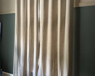 H13 - $60 - 4 curtain panels 90" tall x 50" wide. 