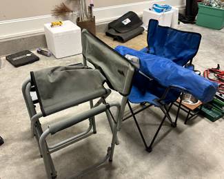 H121 - $10 brown chair, $5 Blue Chair
