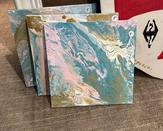 H93 - $5 each - swirl canvases