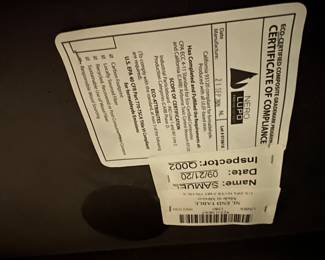 H80 - $1750 - Rooms To Go Sectional. Excellent Condition. Faux Leather. 3 Sections have electric recline. 