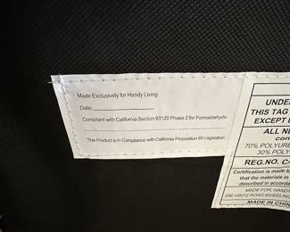 H8 - $450 - Set of 10 - "Handy Living" brand Dining Chairs. Measures 20" wide x 38" tall. 