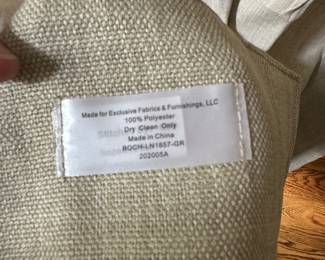 H13 - $60 - 4 curtain panels 90" tall x 50" wide. 