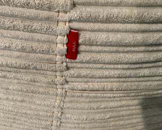 H88 - $140 EACH - CordaRoy Full size Bed in a beanbag seat. 