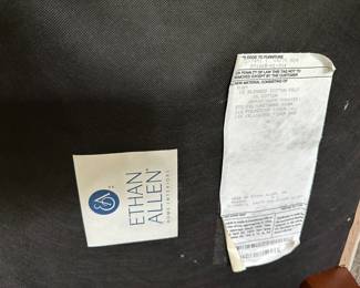 H62 - $40 Each - 2 available. Ethan Allen Ottomans. Measures 20" square x 17.5" tall. 