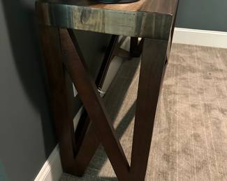 H75 - $125 Sofa Table - Measures 16" deep x 60" long x 32" tall.  Excellent condition. 