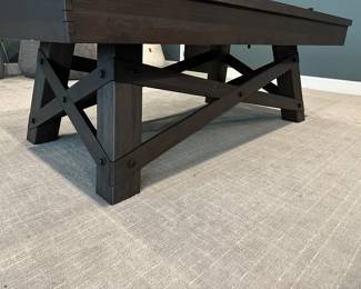 H82 - $450 - Pool Table. Spencer Marston brand measures 52" x 91" long x 32" tall. HEAVY. Not a full size table - but it is still HEAVY. Very good - gently used condition. 