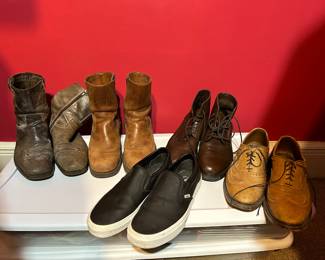 Some men’s shoes and clothes