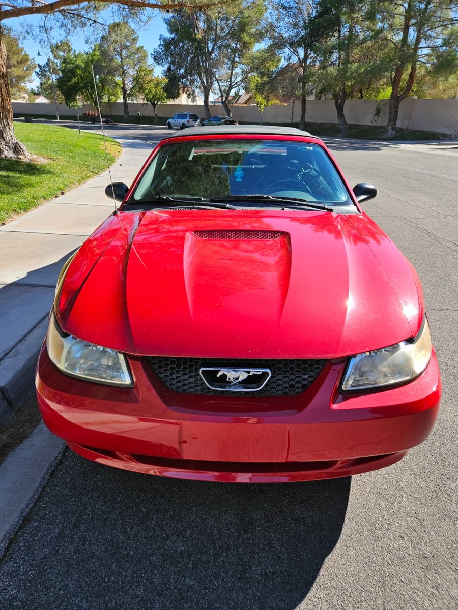 2002 MUSTANG CONVERTIBLE: 96,410 MILES, VIN# 1FAFP44442F110159
