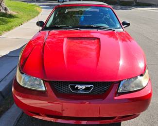 2002 MUSTANG CONVERTIBLE: 96,410 MILES, VIN# 1FAFP44442F110159