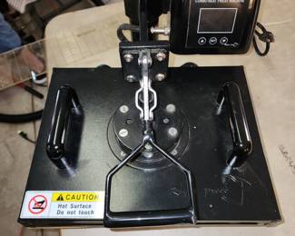 Combo heat press machine, needs a clamp, easy fix