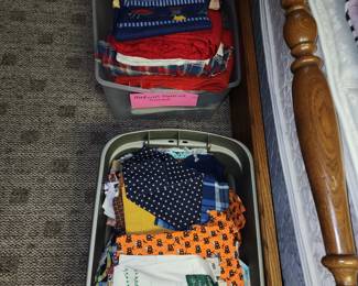 Fabric, so much fabric