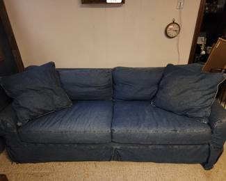 Denim sofa