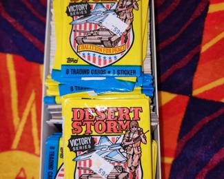 Desert Storm trading cards
