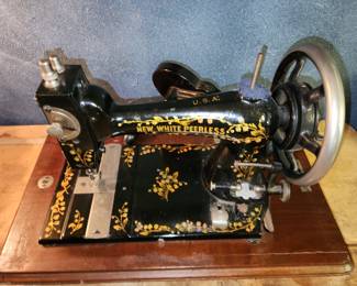 New White Peerless sewing machine