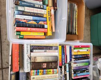 Books, all over the house