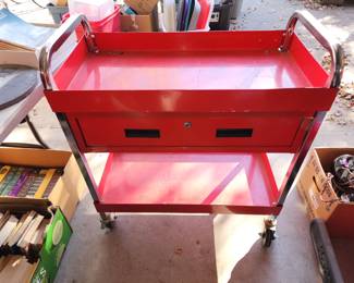 Rolling shop cart