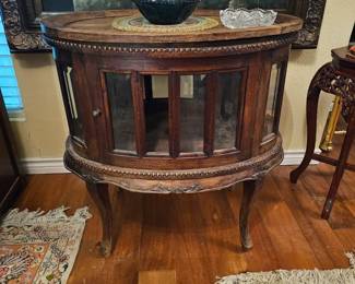 Antique bar cabinet 